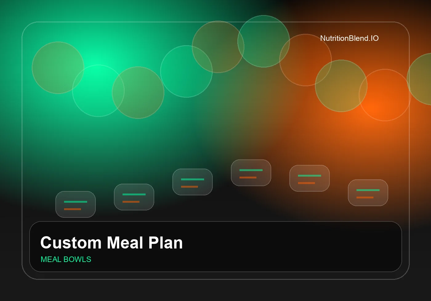 4-Week Custom Meal Plan digital nutrition product preview