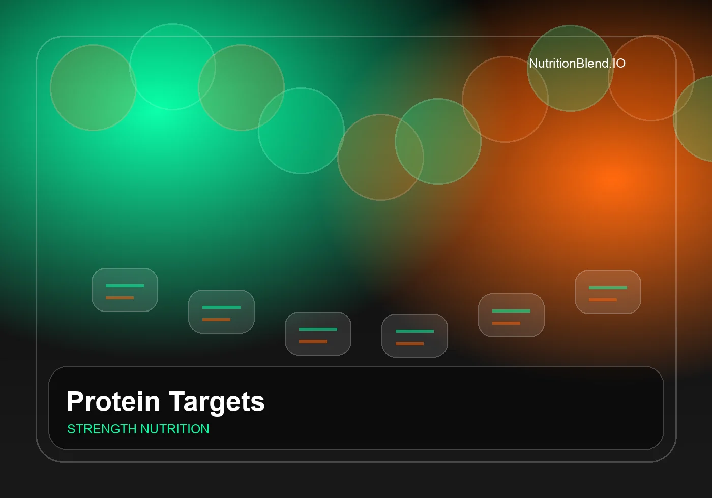 Protein Targets for Fat Loss and Lean Muscle